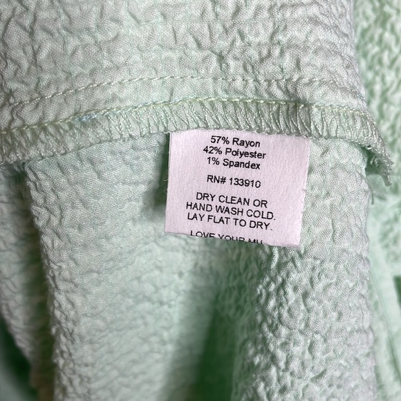 Show Me Your MuMu | Green Crinkle Buoy Button Down Maxi Dress Size Large NWT - Picture 7 of 9